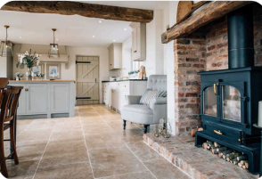 Limestone Floor